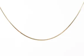 18" 14k Yellow Gold Snake Chain (8.69g.)