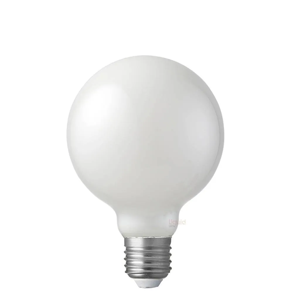 8W G95 LED Globe E27 Opal in Warm White