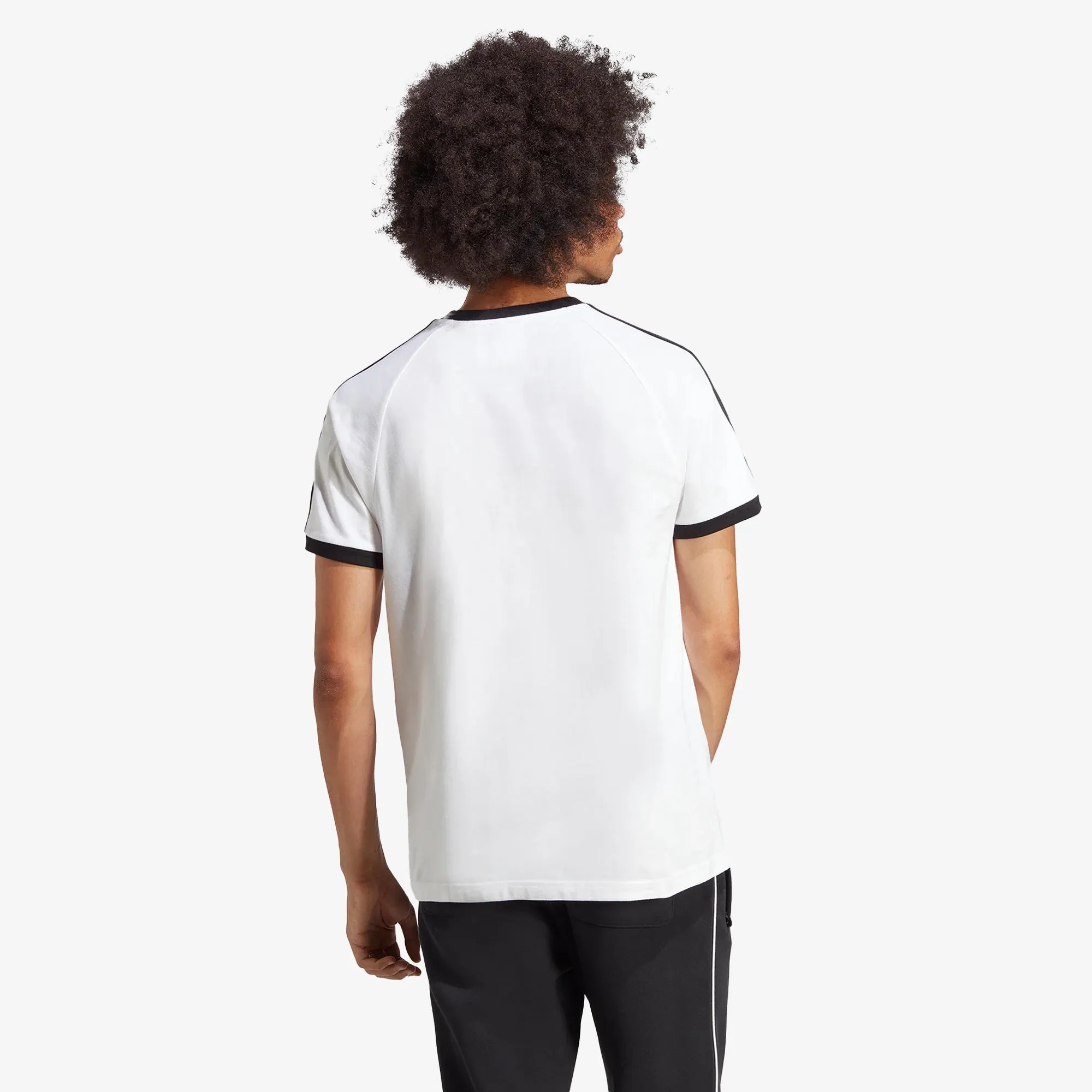 ADIDAS ORIGINALS | ADICOLOR CLASSICS 3-STRIPES TEE { WHITE/BLACK