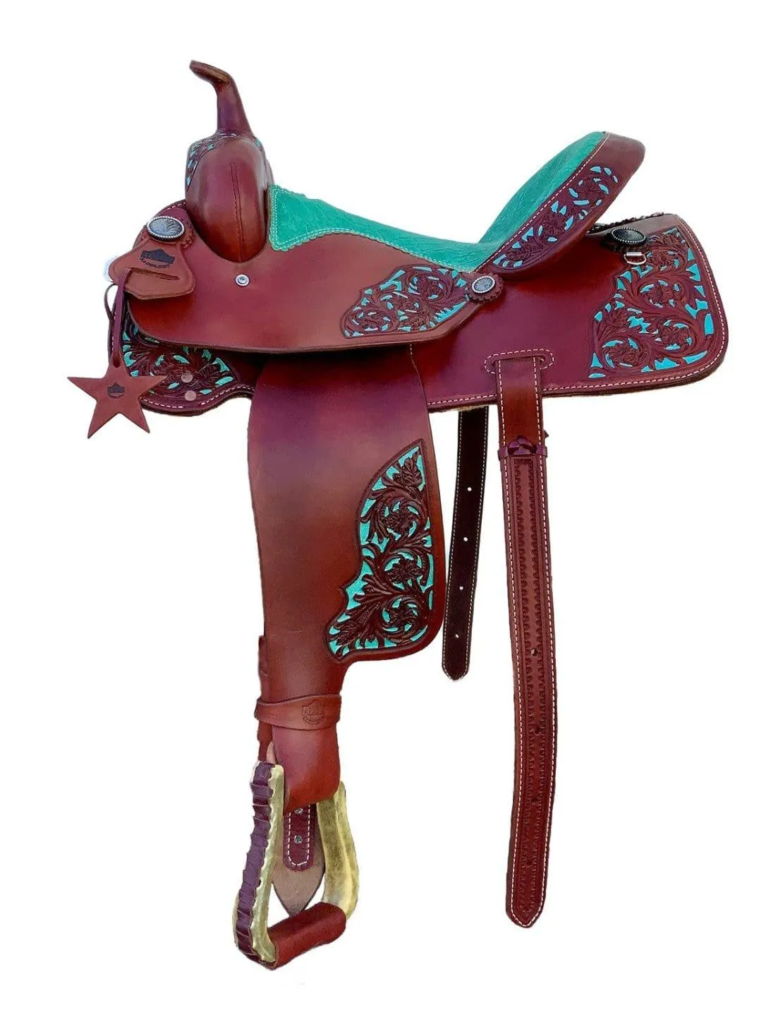 Alamo Saddlery 15 FT Barrel Horse Saddle