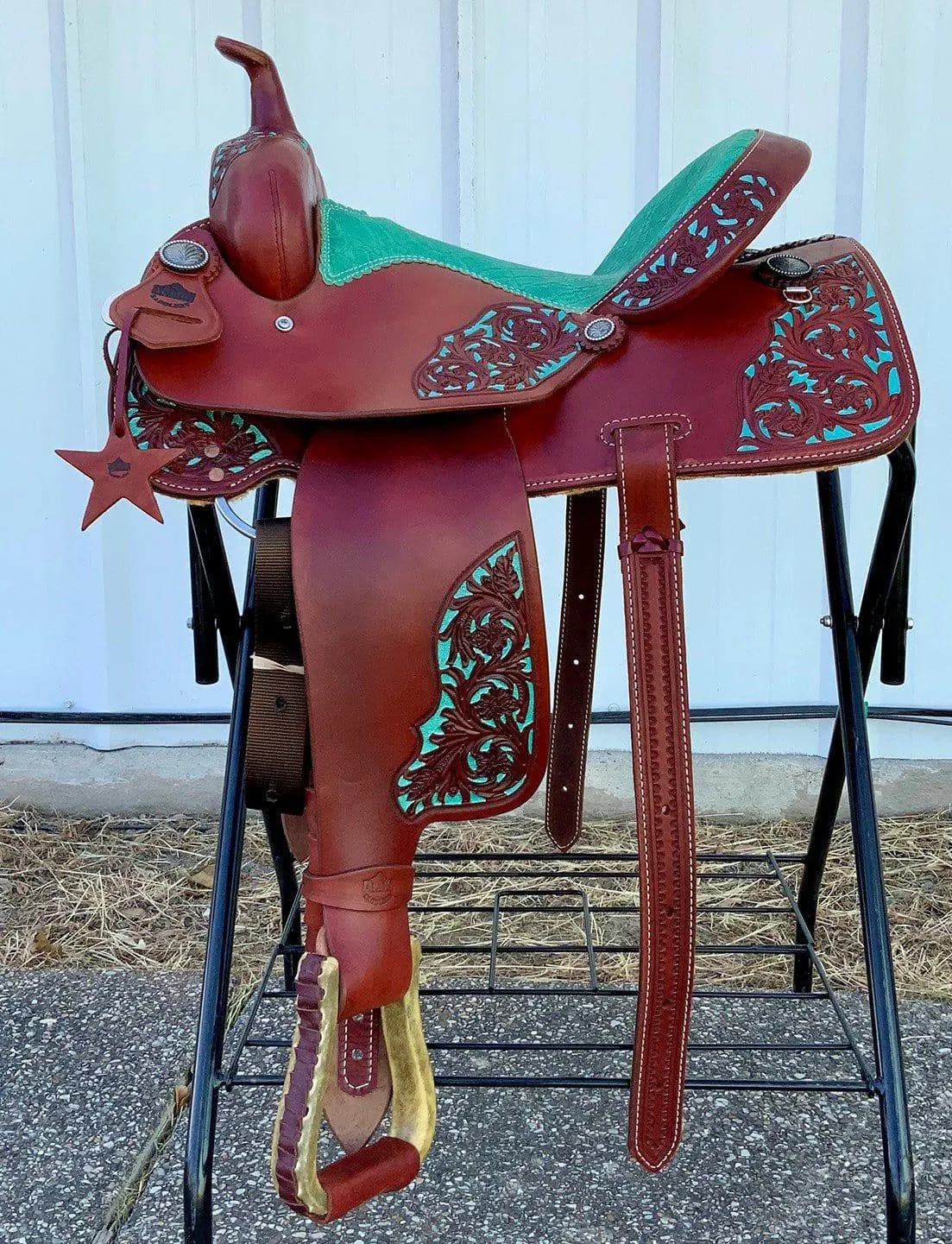 Alamo Saddlery 15 FT Barrel Horse Saddle