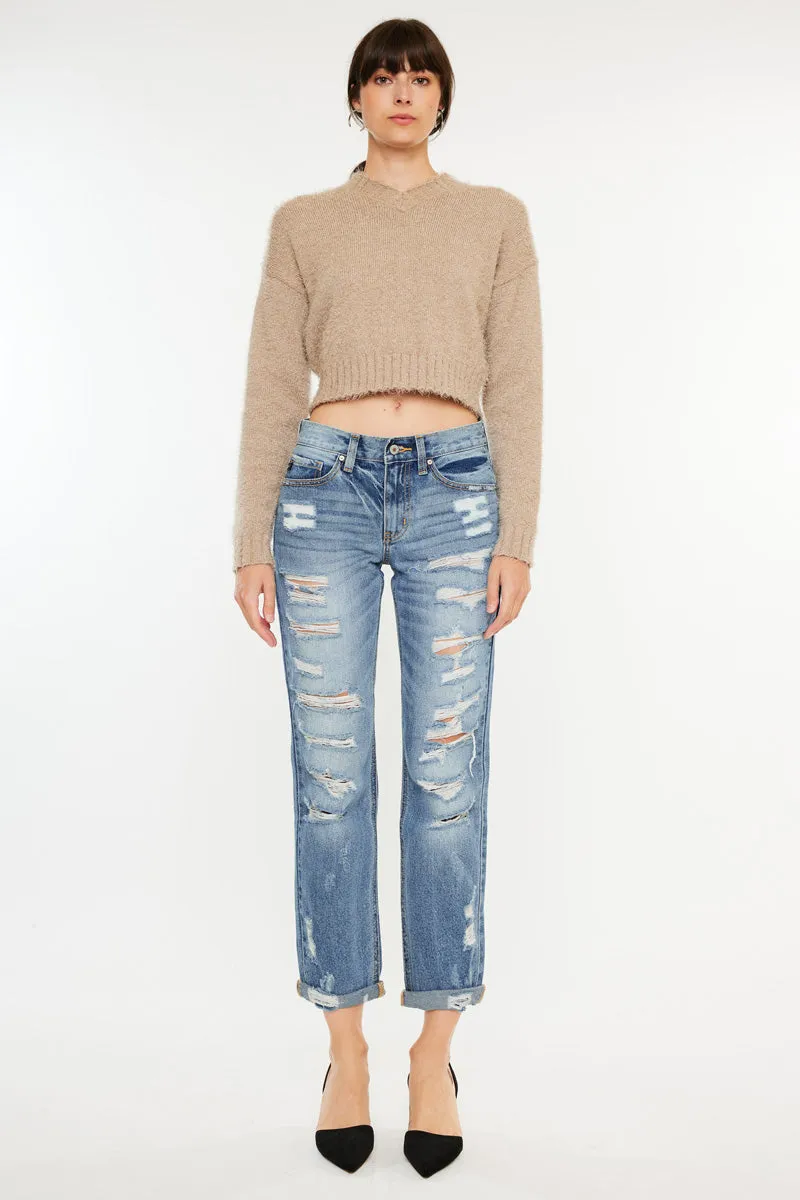 Baker Mid Rise Boyfriend Jeans