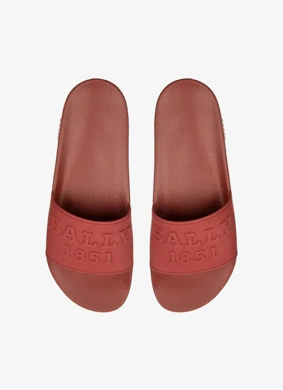 Bally Slaim Sandal In Red