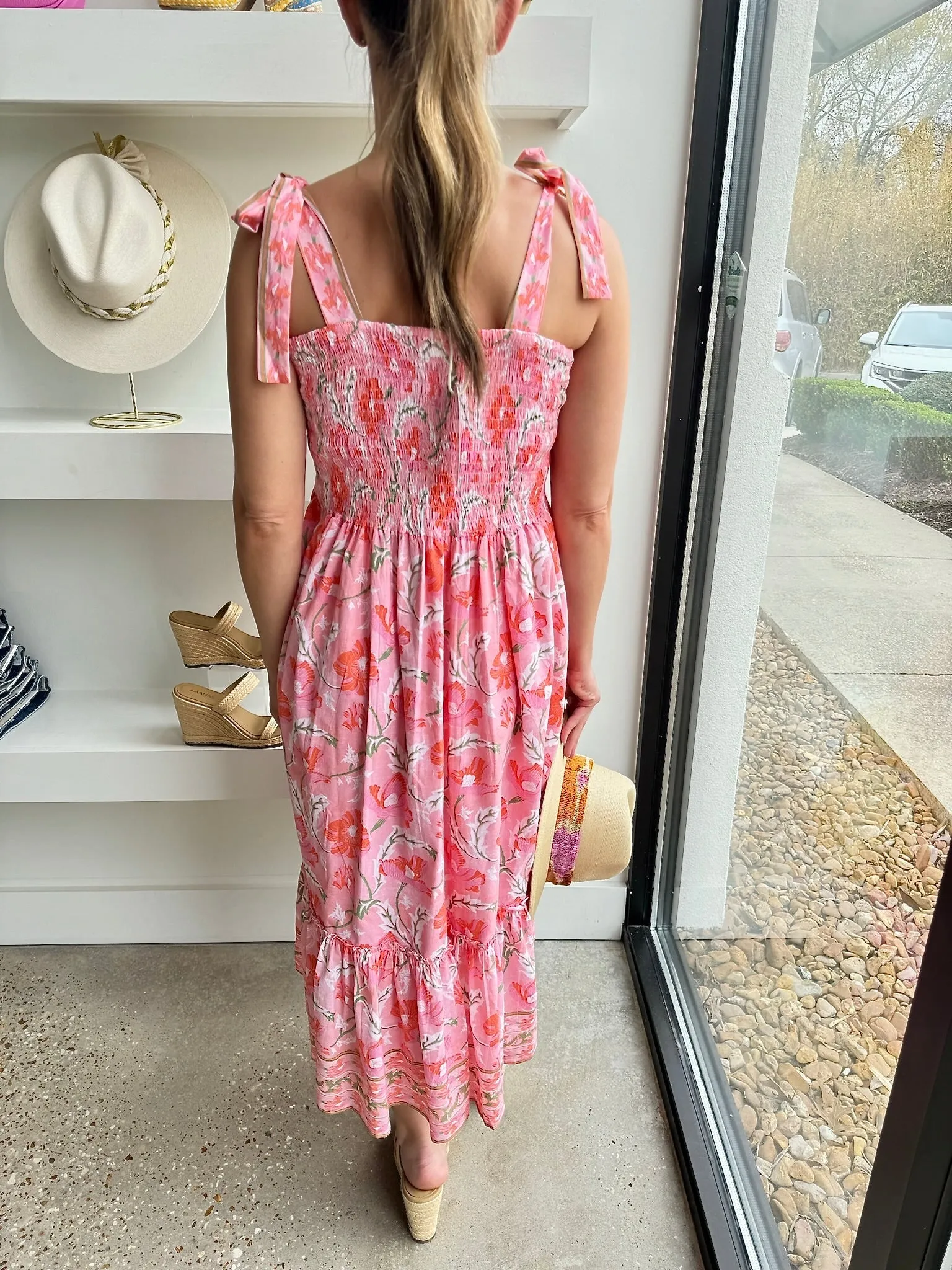 Blushing Flora Demi Dress