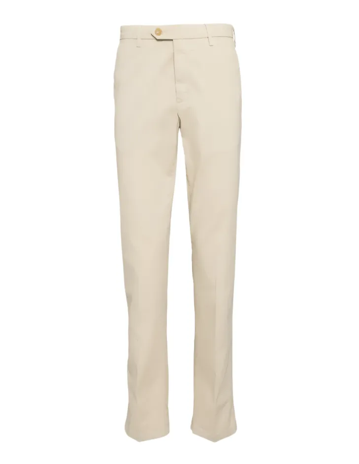 Canali mid-rise straight-leg chino trousers