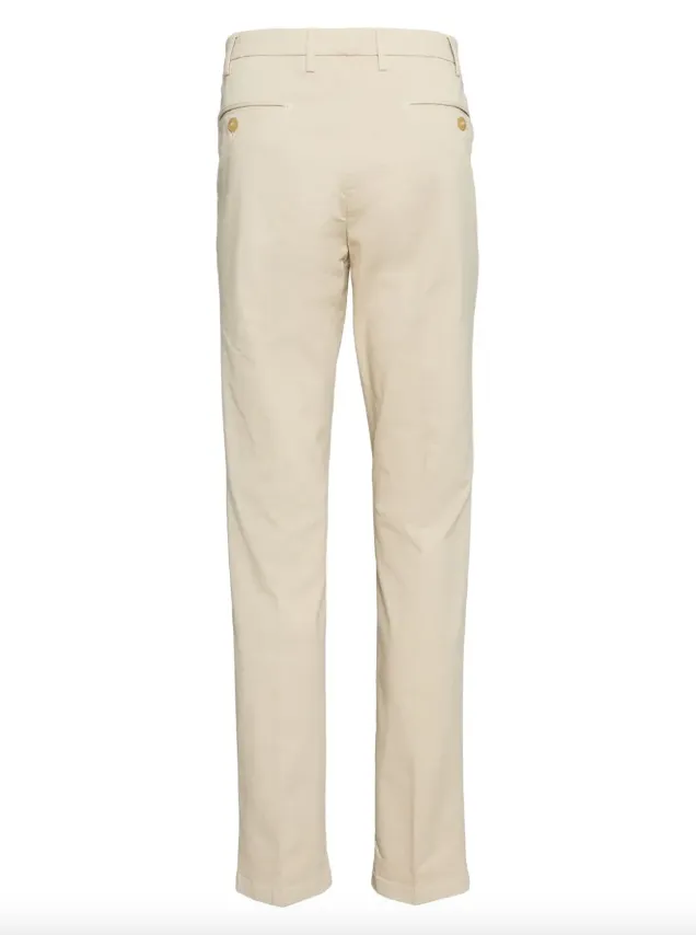 Canali mid-rise straight-leg chino trousers