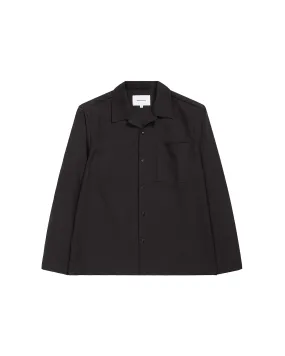 Carsten Solotex L/S Twill Shirt - Black