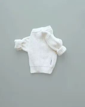 Chunky Knit Sweater | Milk