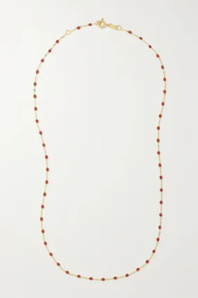 CLASSIC 16" GIGI NECKLACE IN RUST