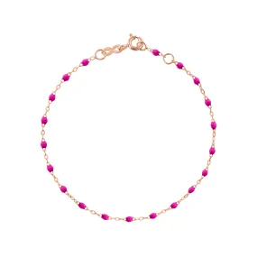 Classic Gigi Candy bracelet, Rose Gold, 5.9"