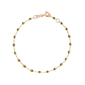 Classic Gigi Gold bracelet, Rose Gold, 7.5"