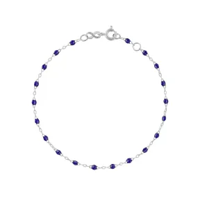 Classic Gigi Lapis bracelet, White Gold, 7.5"