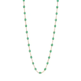 Classic Gigi Mint Necklace, Rose Gold, 16.5"