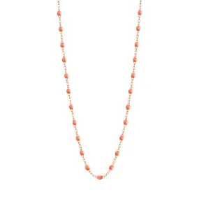 Classic Gigi Saumon necklace, Rose Gold, 17.7"