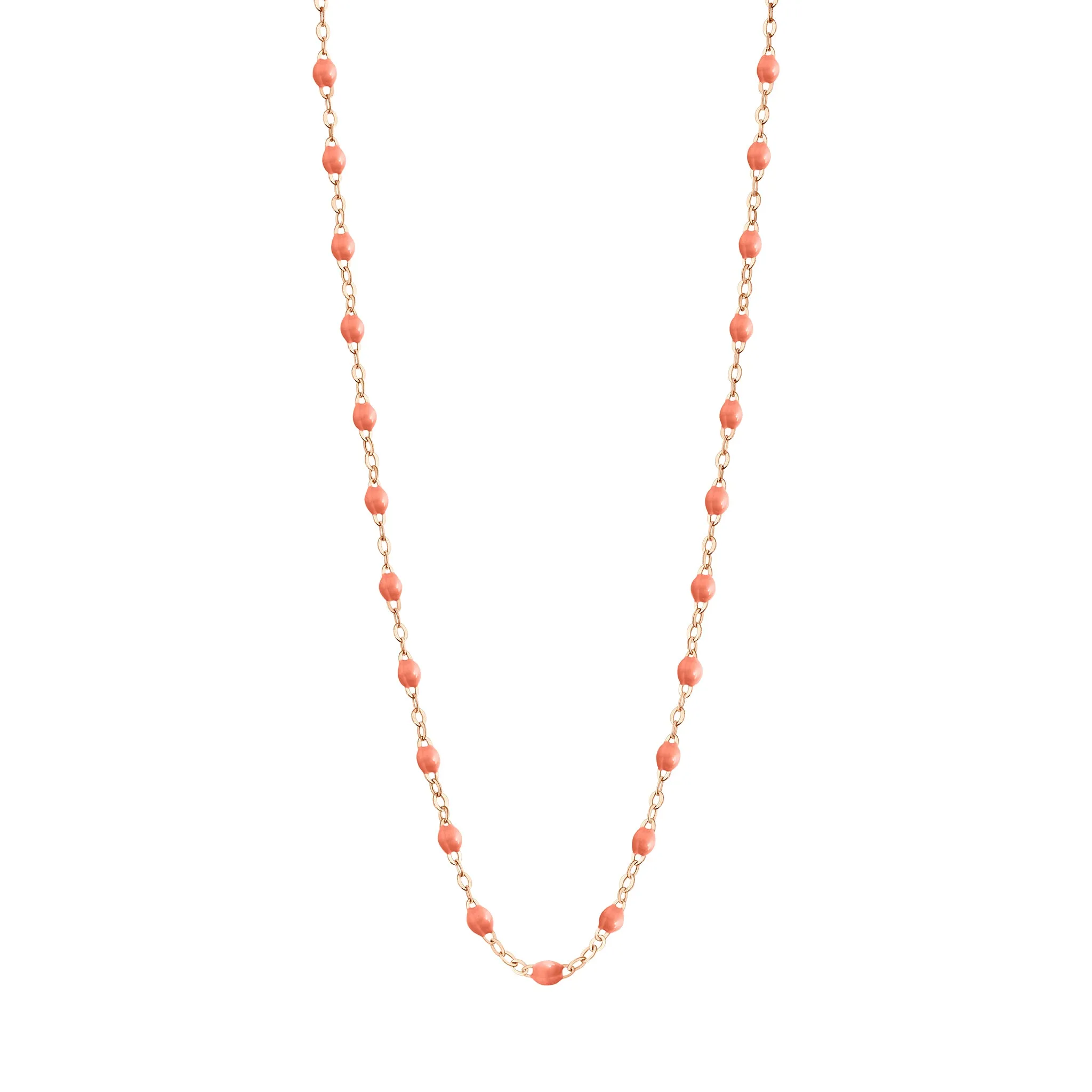 Classic Gigi Saumon necklace, Rose Gold, 17.7"