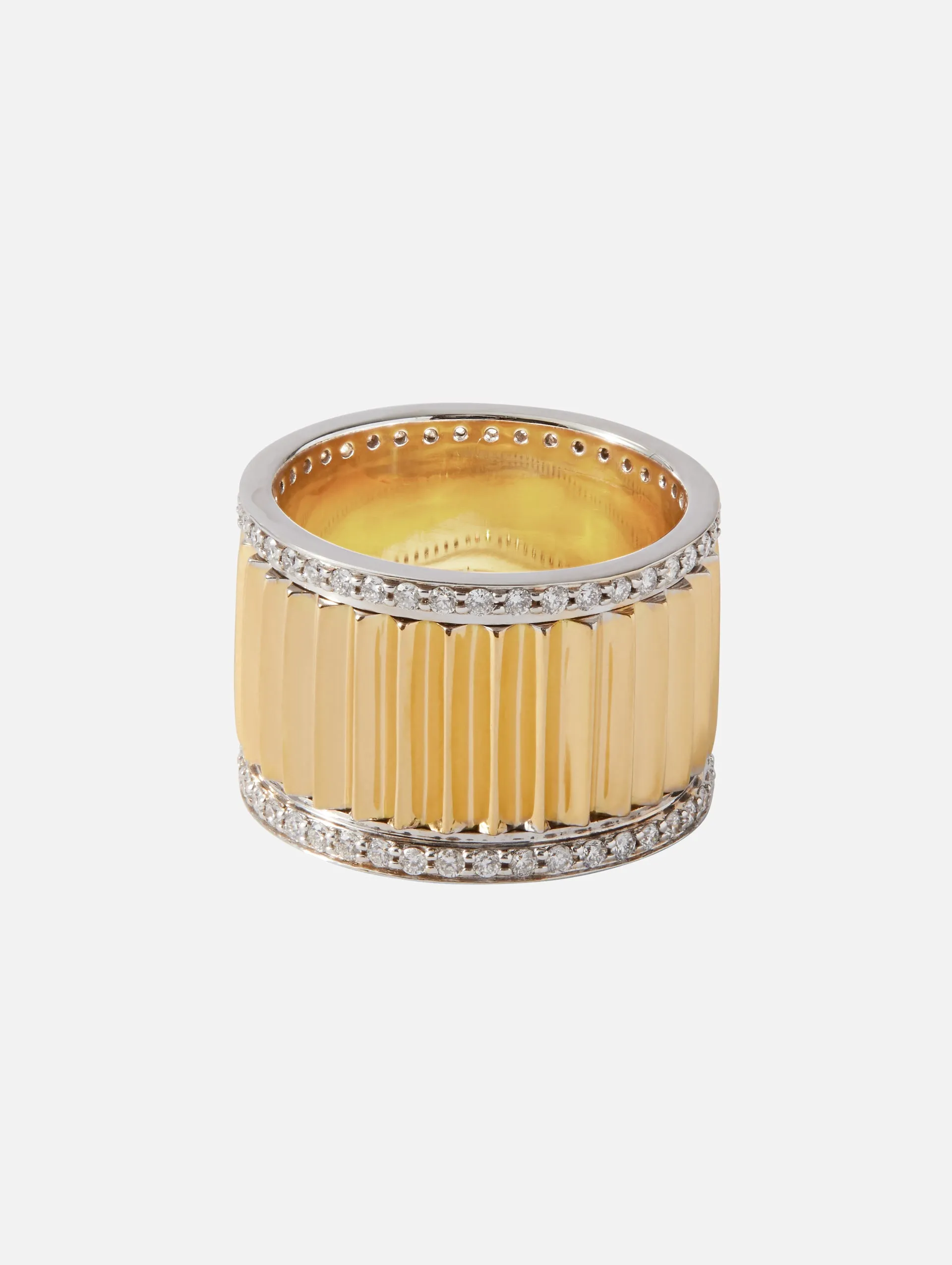 Clive Fluted Band Ring