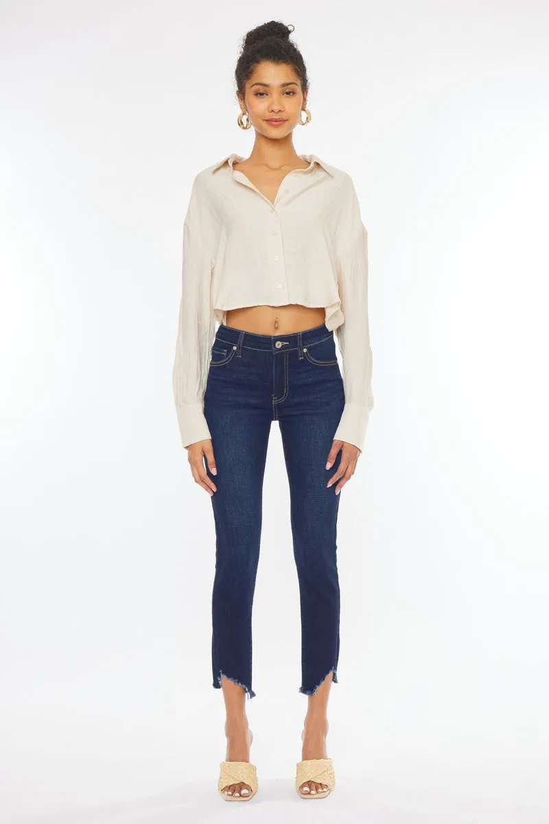 Dayna High Rise Ankle Skinny Jeans