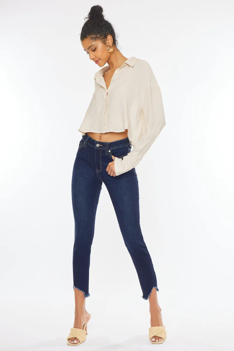 Dayna High Rise Ankle Skinny Jeans