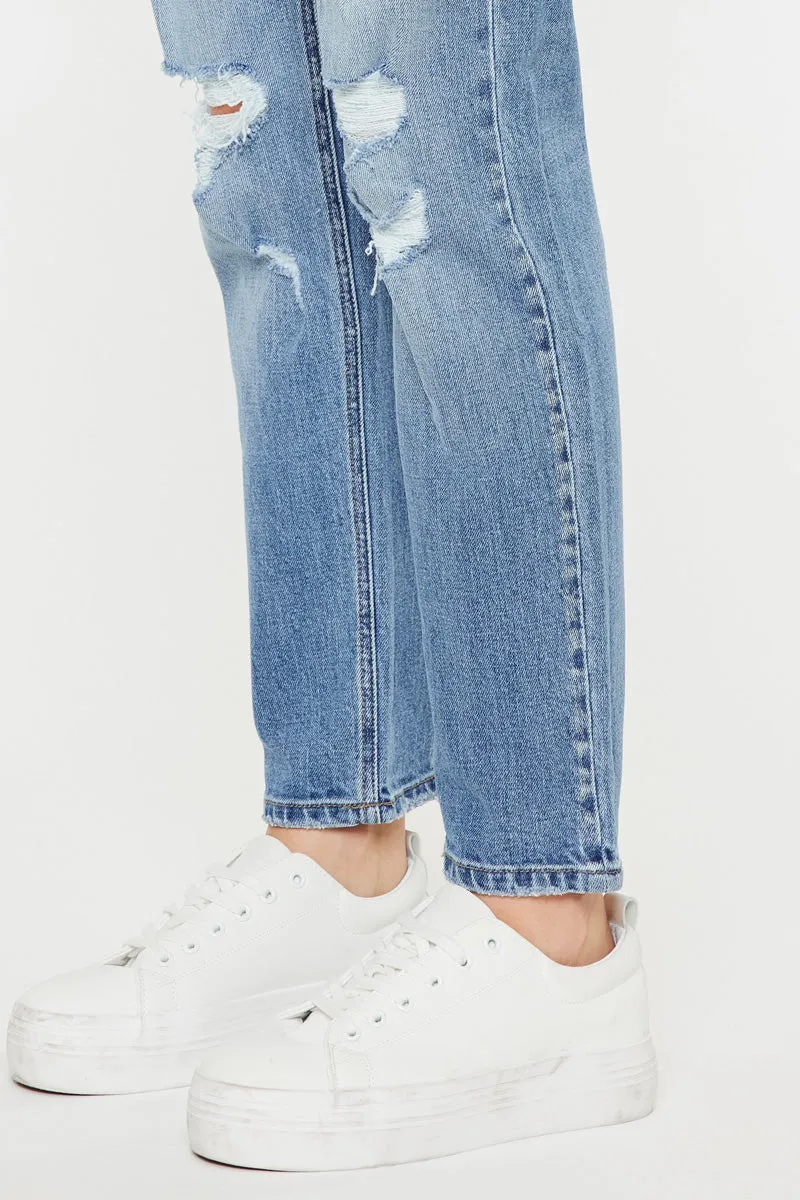 Devika Mid Rise Boyfriend Jeans