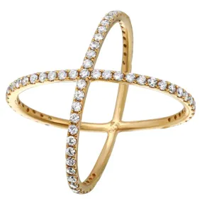 Diamond Cross Ring