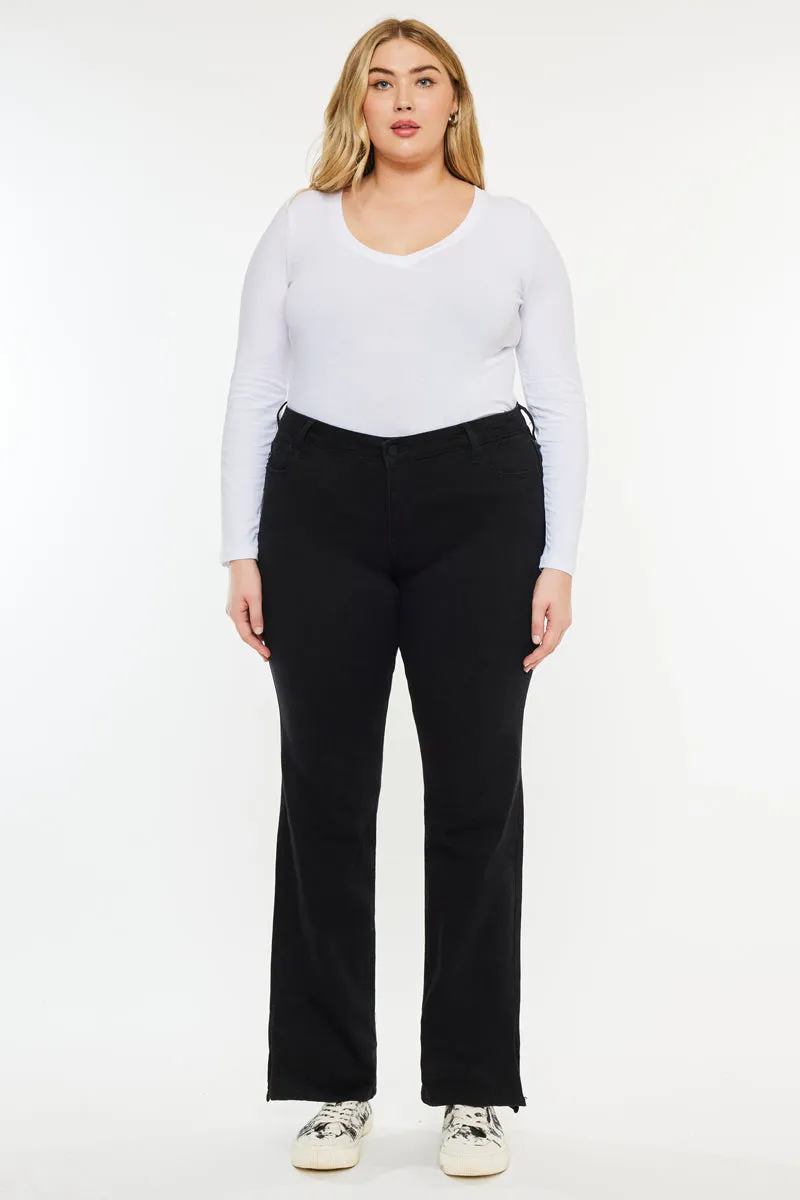 Erin Mid Rise Bootcut Jeans (Plus Size)