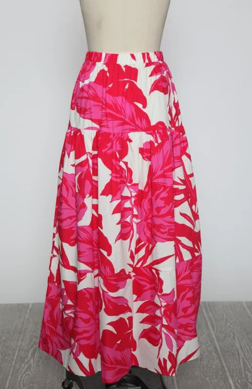 Floral Escape Maxi Skirt