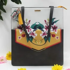 Frida Kahlo Inspired 2-In-1 Tote Bag