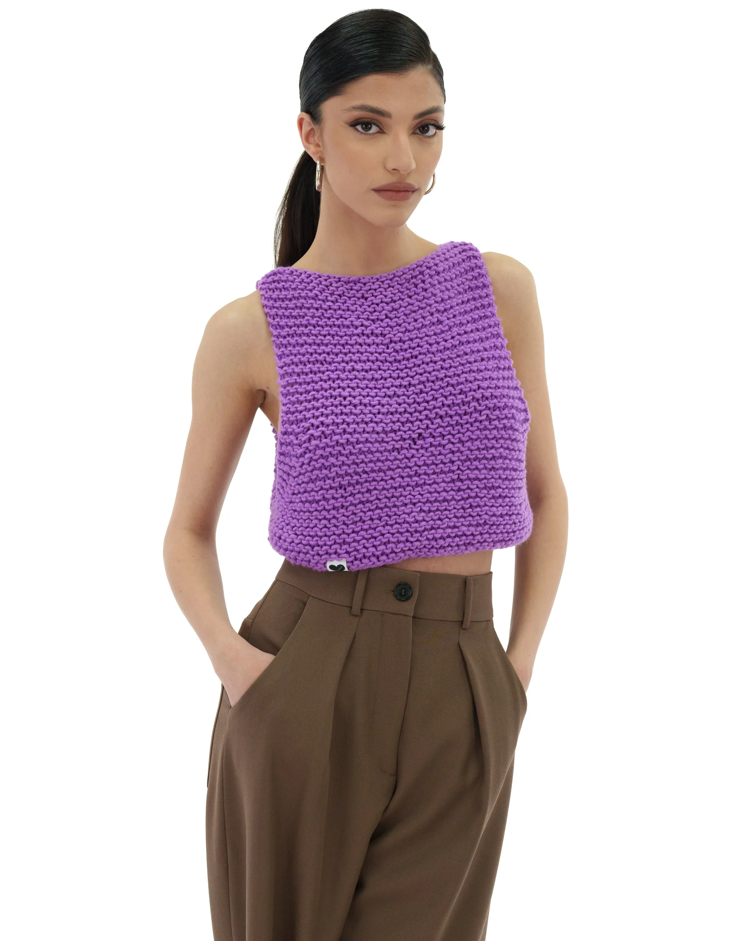 Halter Knit Top