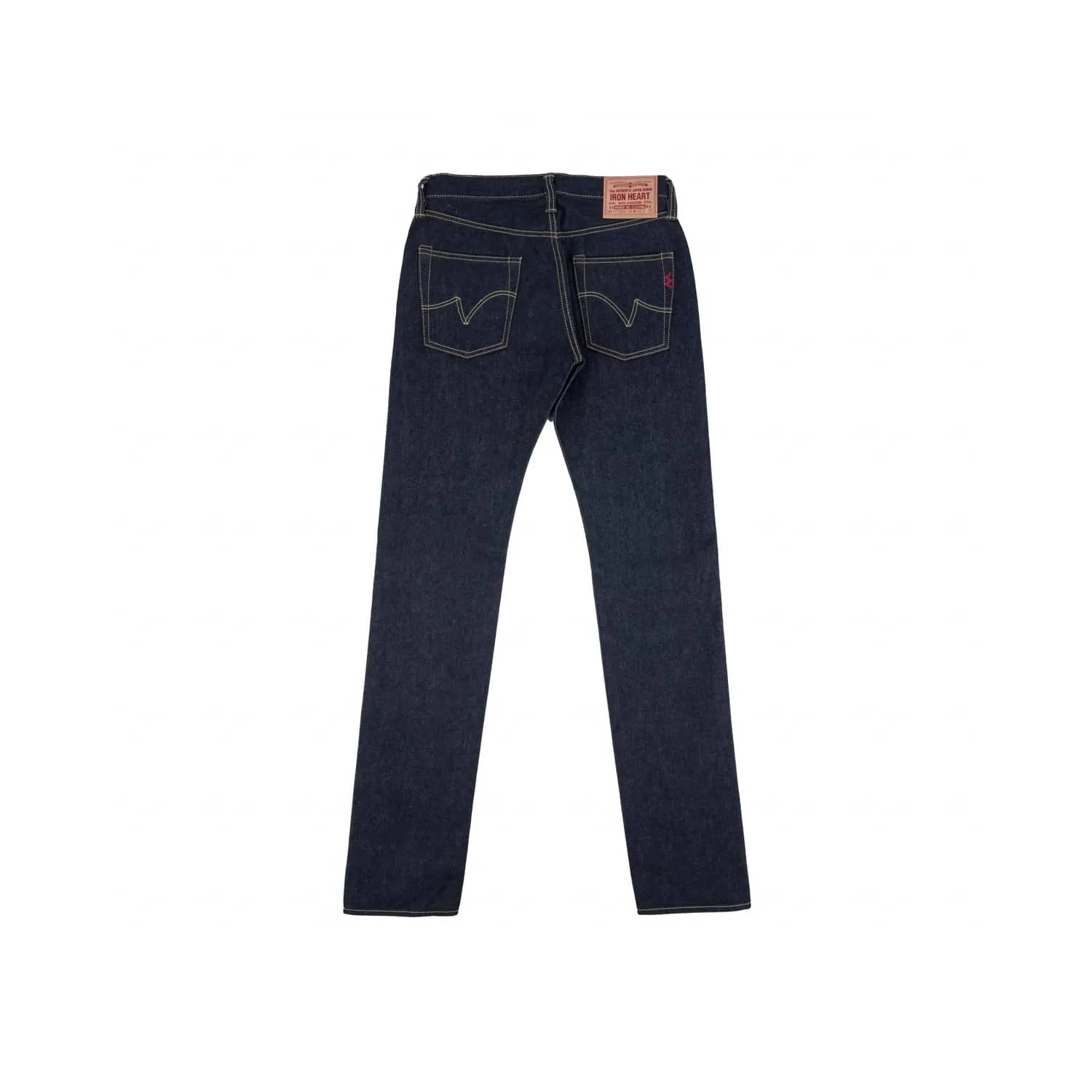 Iron Heart IH-777BR-14 14OZ Broken Twill Selvedge Denim Slim Tapered Jeans Indigo FINAL SALE