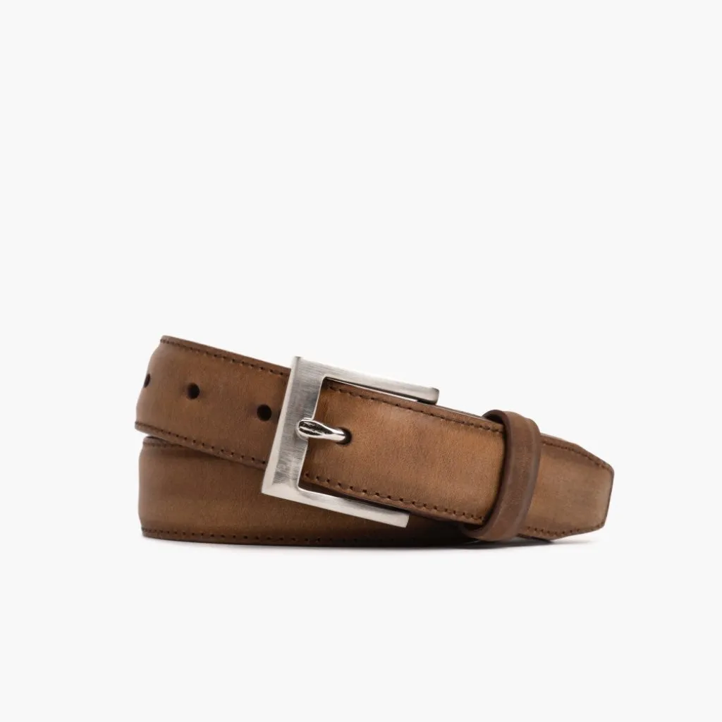 Men's Classic Leather Belt | Burnt Copper