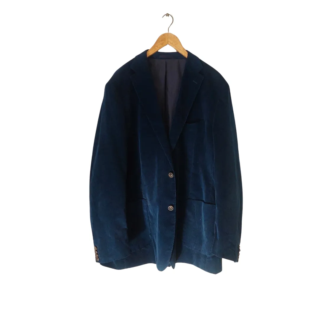 M.J Bale Men's Blue Corduroy Jacket | Gently Used |