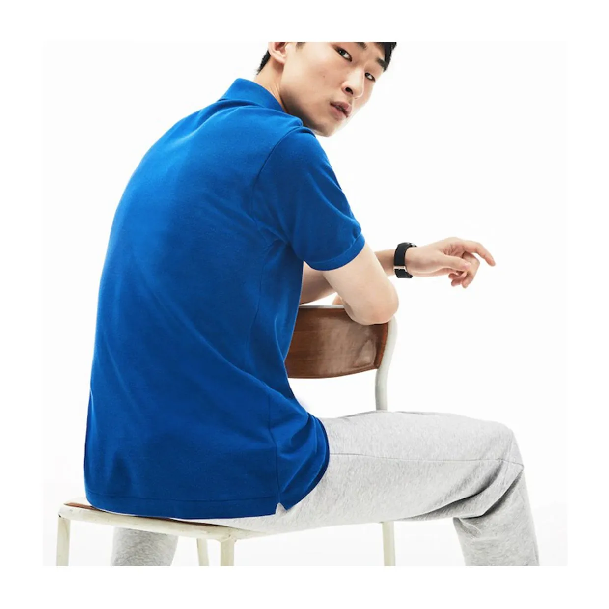 Polo Lacoste Classic Fit Blu Elettrico