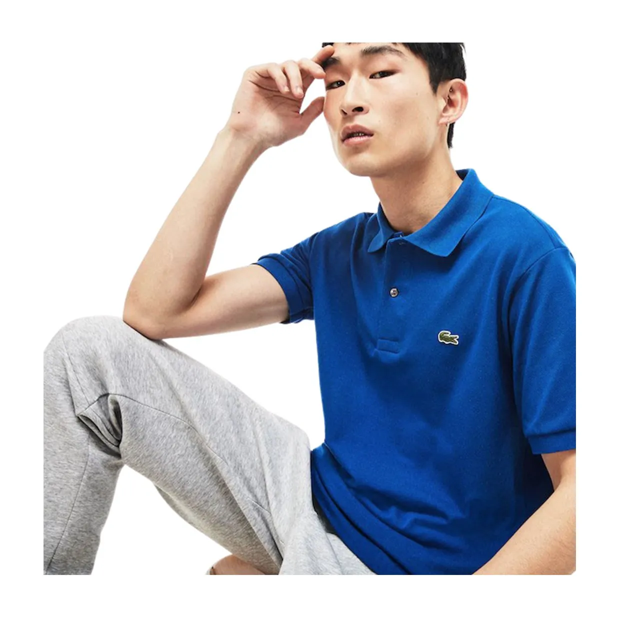 Polo Lacoste Classic Fit Blu Elettrico