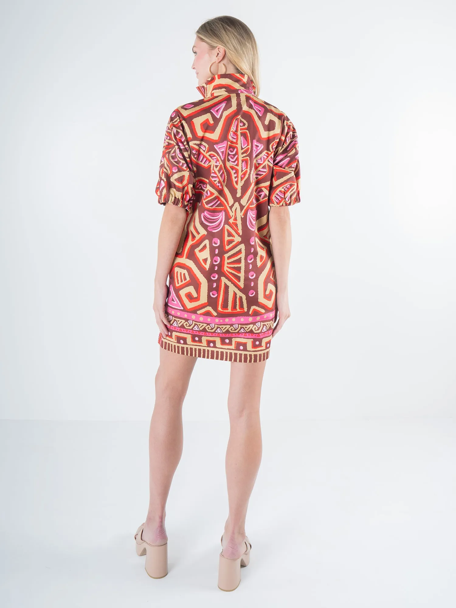 Poppy Dress - Tribal Palm