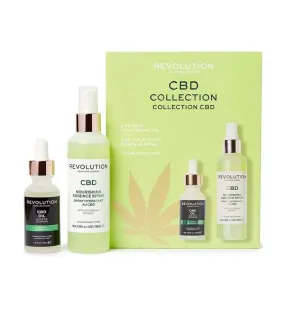 Revolution Skincare - Set de spray facial   aceite nutritivo CBD Collection