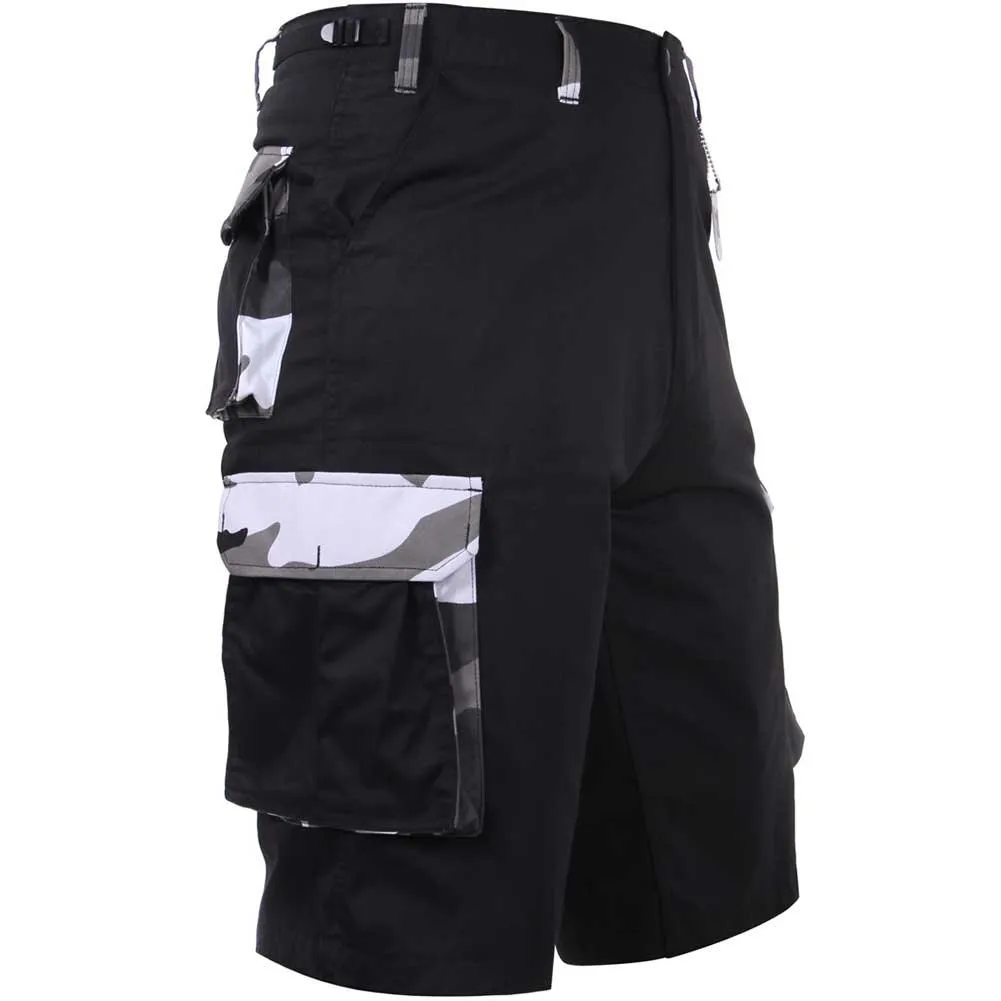 Rothco Mens Camo Accent Cargo Shorts