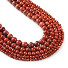 Sandstone Beads 4 6 8 10 12mm Natural Gemstone Round Loose Beads Craft Supplies 15 Full Strand 103071