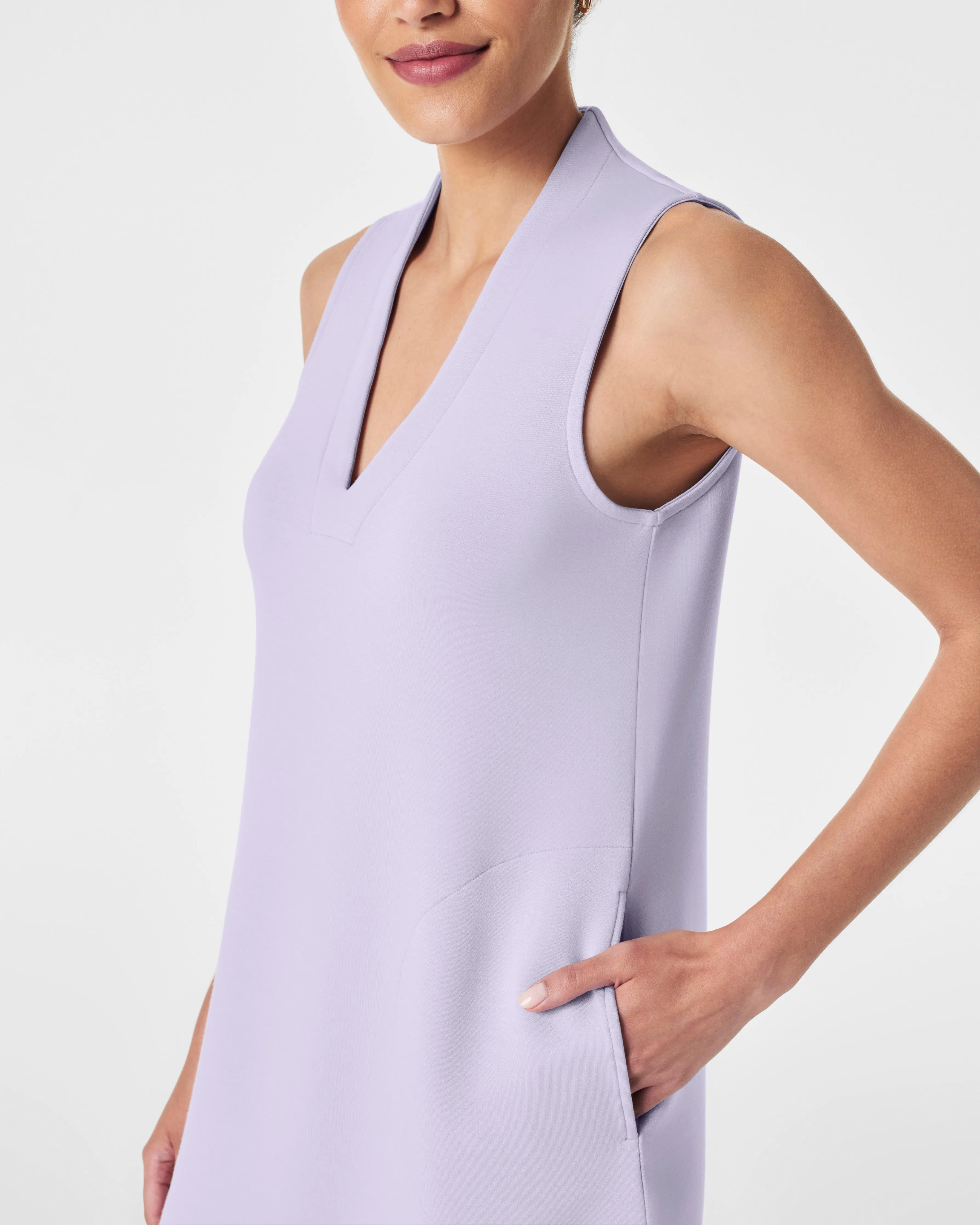 SPANX AirEssentials V-Neck Mini Dress