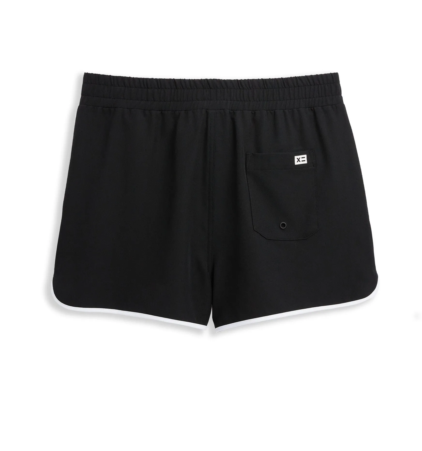 Swim 2.5" High Waisted Board Short - Black Novelty