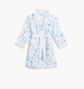 The Tiny Hotel Robe - Blue Botanical