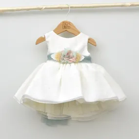 Vestido Tul bebés plumeti María