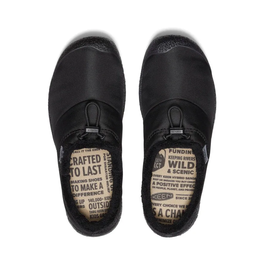 Women's Howser III Slide  |  Black Smooth Nylon